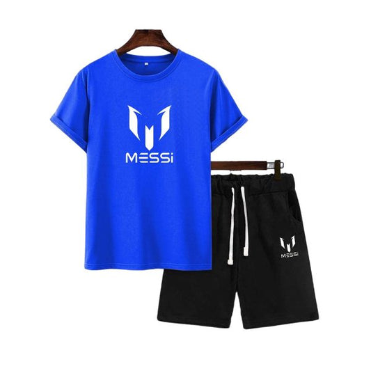 Unisex Cotton Jersey Summer Tracksuit Set – T-Shirt & Shorts