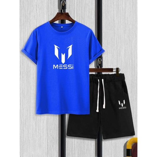 Unisex Cotton Jersey Summer Tracksuit Set – T-Shirt & Shorts